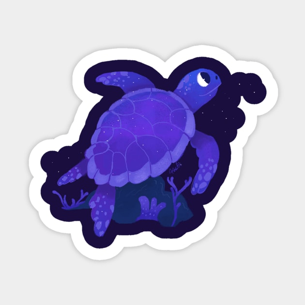 Space Turtle Sticker by Khatii